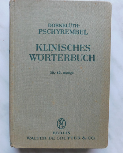 Klinisches wörterbuch mit - klinisches,