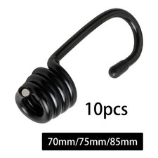 10 x Metallclips Shock Cord