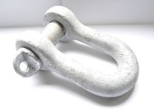 Schäkel verzinkt / 80kN / 16t / 8t / Lasthaken / Bundeswehr / Schaekel / Panzer