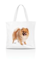 Einkaufstasche - Spitz - Pomeranian Hund Dog Beutel Tasche Tragetasche Portrait