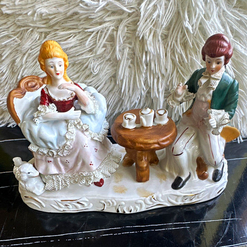Porzellanfigur paar tisch - paar, am