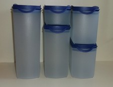 Tupperware - Eidgenossen Plus Set, 5tlg. Deckel blau, komplett