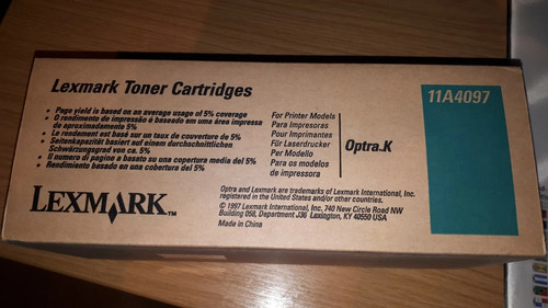 Original lexmark toner - original,