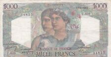 Frankreich 1000  Francs 1949