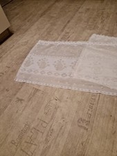 2x Kurzgardine DOMINO LÈGÈRE  140x50 cm Hochwertiger Artikel Kräuselband+Lochauf