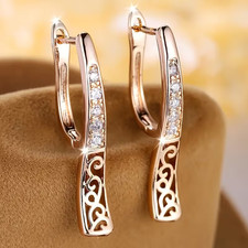 Elegante Damen Creolen Gold