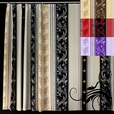 Vorhang Verdunkelungs Vorhänge Dekoschal Gardine blickdicht blackout ROMA III