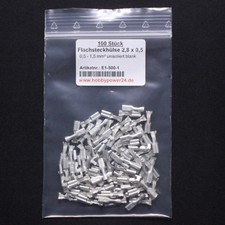 100 stück flachstecker - 100,
