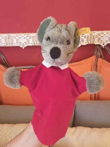 Steiff maus handpuppe 251498 - maus,