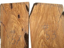 1x Olivenholz Olive Holz für Epoxid 57x28-36cm x 53mm #57