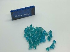 Lego (c) 50x Diamanten - trans. blau - 30153 - Zubehoer Mini-Figuren - jewel 24