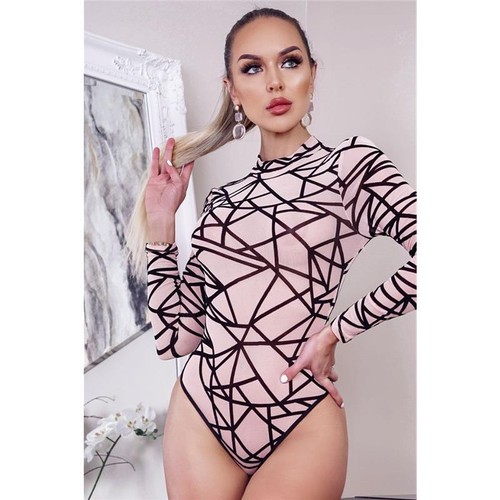 Damen langarm body - damen, mit