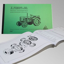 Fendt Ersatzteilliste für Dieselross F 17 Traktor Schlepper 17001