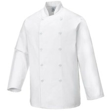 Kochjacke langarm weiß