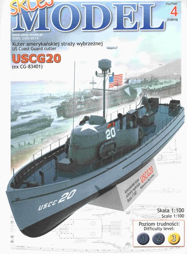 Sklej model uscg20 - -, ,