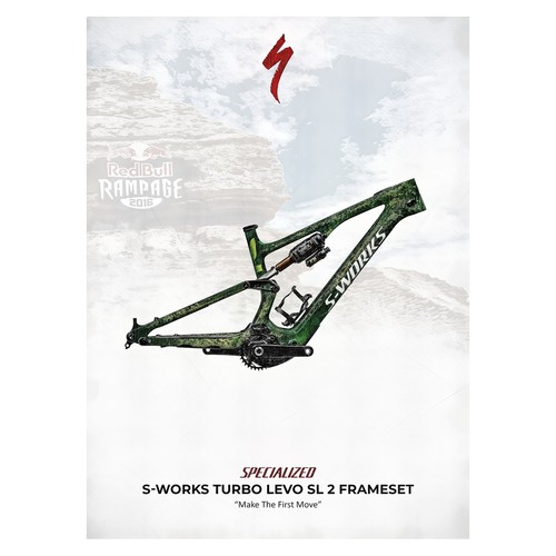 Grünes mountainbike poster - grünes, |