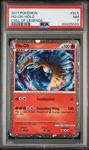 Pokémon karte sl5 call - ho-oh,