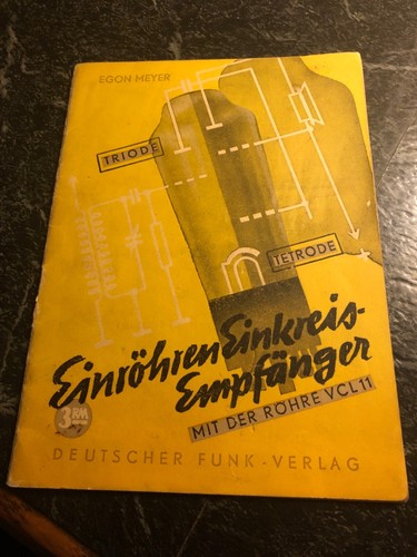 Einröhren einkreis empfänger - einröhren,