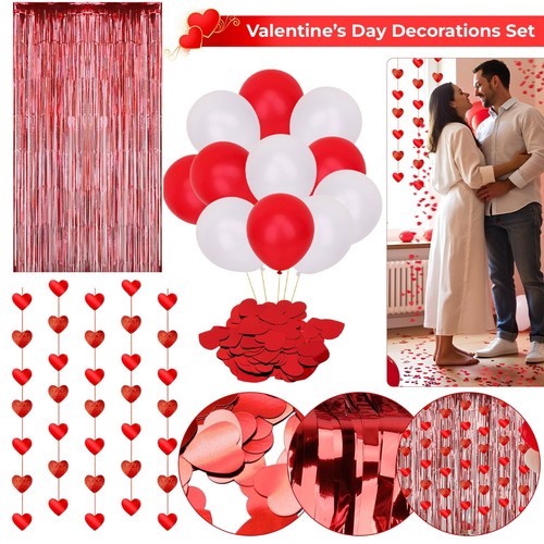 Valentinstag deko rot herz - valentinstag,