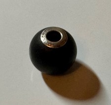 Thomas Sabo Bead Kugel OBSIDIAN MATTIERT schwarz mit 925 Sterling Silber ★