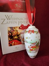 Hutschenreuther Weihnachtszapfen Christbaumschmuck 1998 - OVP