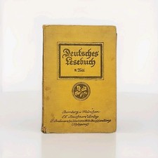 Altes deutsches Schulbuch (1927) Deutsches Lesebuch für höhere Lehranstalten