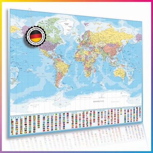 Lineo xxl weltkarte - lineo®, poster