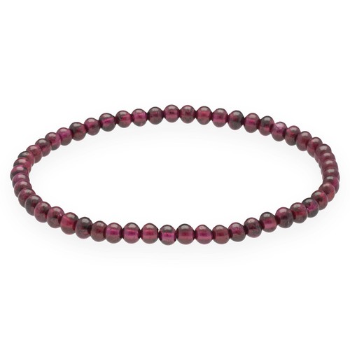 Granat mini kugelarmband 4mm - granat, |