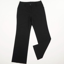 BIAGGINI Damen Hose Gr. 40 / W32 schwarz Stoffhose 3 Pocket gerades Bein  Mid Wa