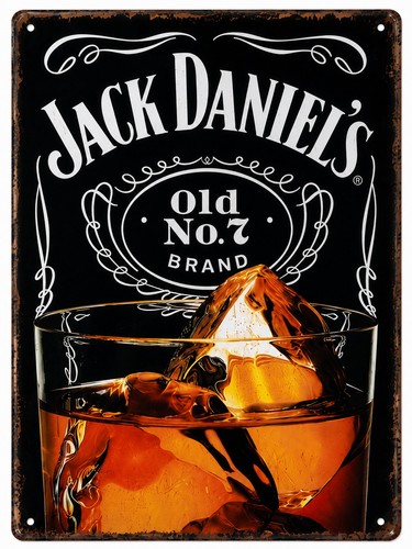 Jack daniel blechschild - daniel's,
