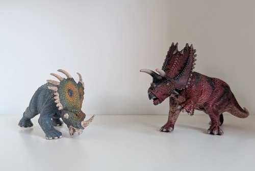 Schleich zwei triceratops - zwei,