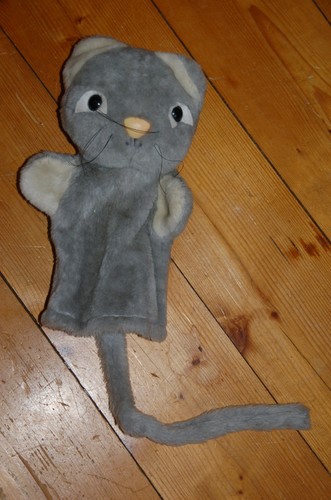 Handpuppe katze - handpuppe,