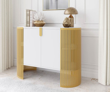 Kommode Tosian Gold mit 2