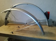 26" Metall Schutzbleche V/ H, 60 mm, Gebraucht Mit Rückstrahler , 26" X 60mm