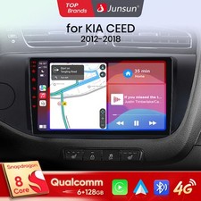 6+128GB QLED DAB+ Für Kia Ceed 2012-2016 Android 13 Autoradio Car Play GPS QLED 