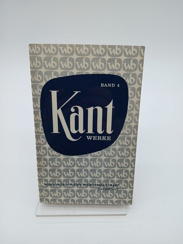 Immanuel kants werke band - immanuel, 4