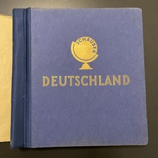 Schaubek Briefmarken Album Nr. 177a Halbleinen 1956 Deutschland Mutterland leer 