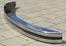 VW Käfer Kasten Stoßstange VORNE "OHNE Blinker-Öffnungen EURO-CHROM" 020-3100