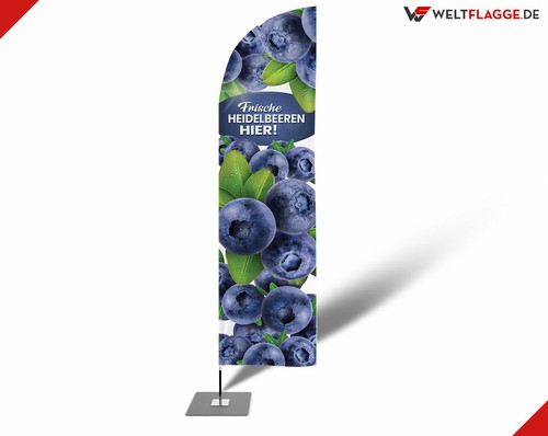 Beachflag frische heidelbeeren - beachflag,