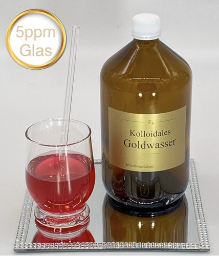 Kolloidales goldwasser 500ml - kolloidales, goldwasser,
