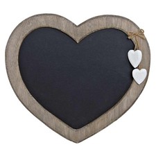 Kreidetafel in Herzform zum