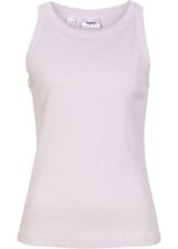 Tanktop mit hohem Rundhals-Ausschnitt Gr. 48/50 Rauchlavendel Damen-Top Neu*