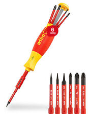 Wiha Schraubendreher mit Bit Magazin LiftUp electric Schlitz Schraubenzieher