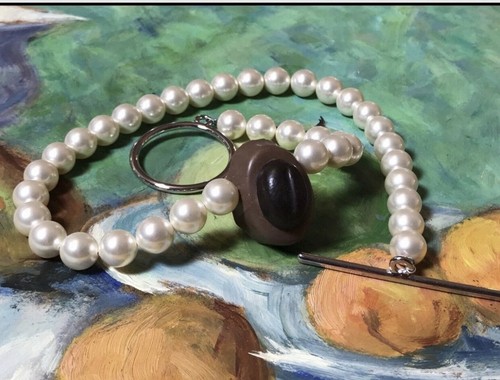 Rosa templin collier mokka - collier,