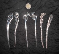 6x Haarschmuck Vintage