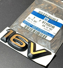 OEM Vauxhall Opel Typenschild, Heck  16V Schriftzug Emblem Badge GM 91150246