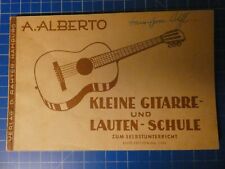 A.Alberto Kleine Gitarren und Lauten Schule D.Rahter Hamburg H14845