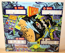 Flipperautomat Pin Ball, Back Glasplatte Scheibe Cover Gottlieb's 4 Player ORBIT