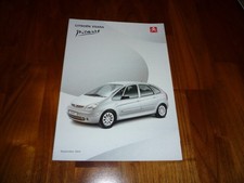Citroen Xsara Picasso Prospekt 04/2003