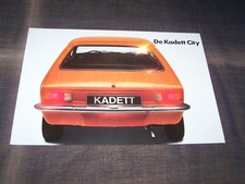 TOPRARITÄT Herrlicher Prospekt Opel Kadett City von 1976 !!!